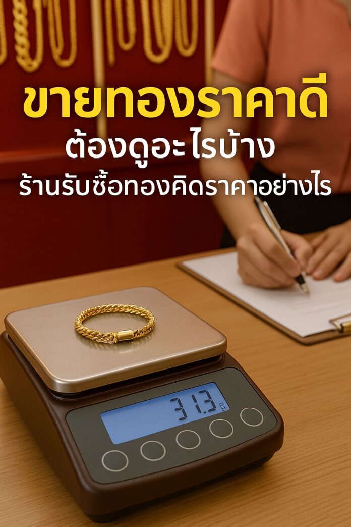 ขายทองใกล้ฉัน