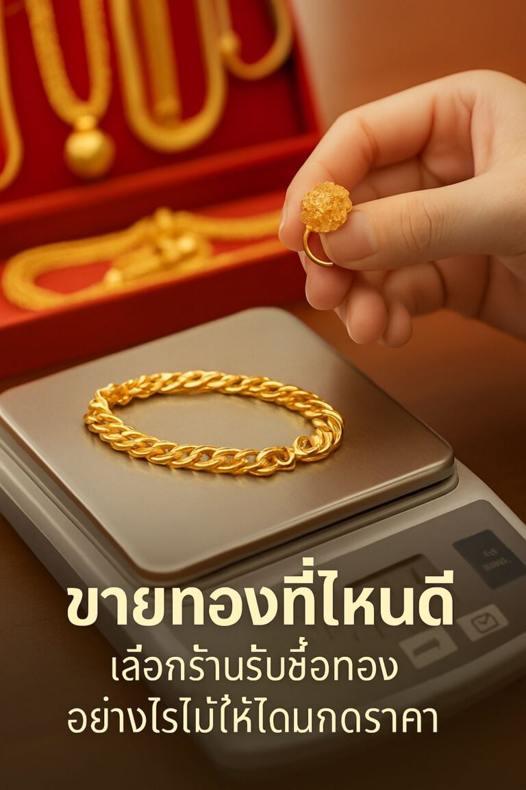ขายทองมือสอง ได้ราคาไหม ต่างจากทองใหม่หรือไม่