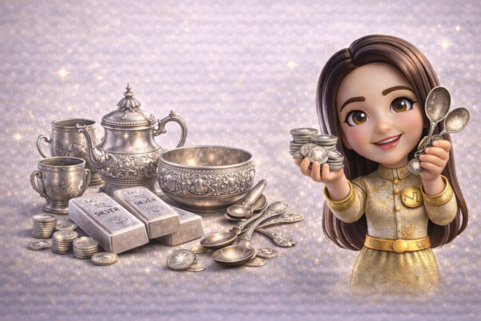 รับซื้อเงิน และ รับซื้อเครื่องเงิน รับซื้อเงิน