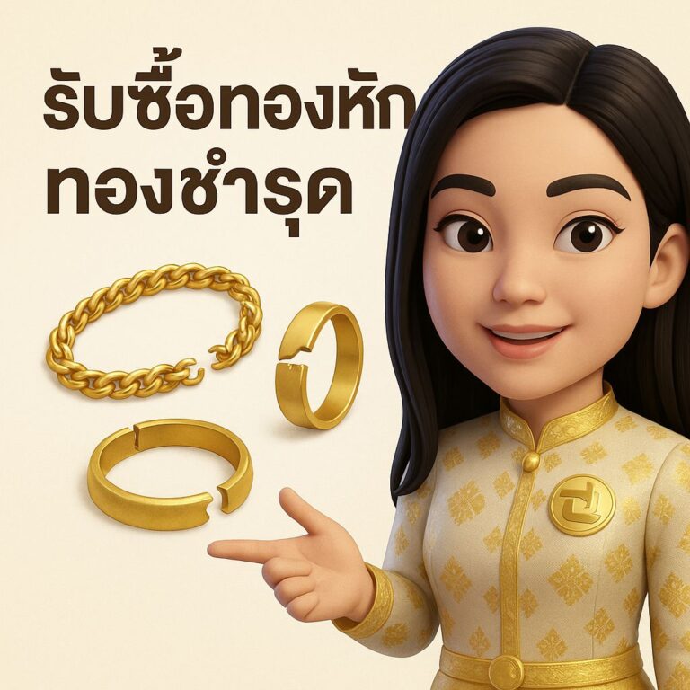 รับซื้อทองหัก ทองชำรุด ขายได้ไหม ร้านคิดราคาอย่างไร